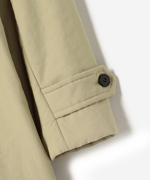 LE GLAZIK(ルグラジック)の「LE GLAZIK | ナイロンツイル ショートコート WOMEN(ステンカラーコート・レディース・ベージュ・36)」の18枚目の写真