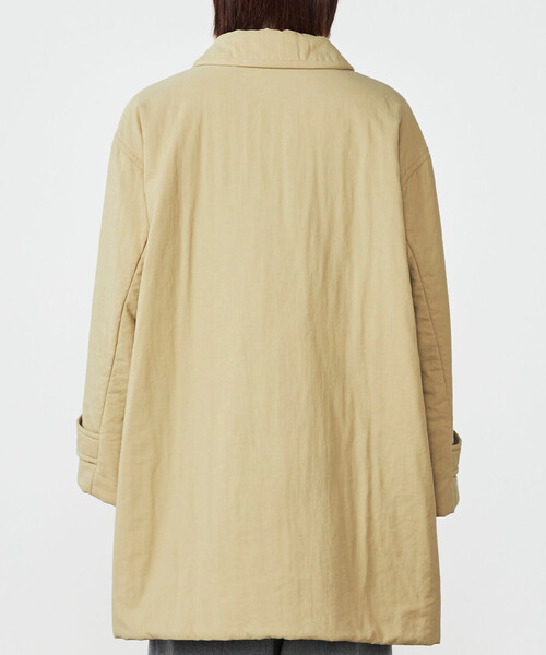 LE GLAZIK(ルグラジック)の「LE GLAZIK | ナイロンツイル ショートコート WOMEN(ステンカラーコート・レディース・ベージュ・36)」の10枚目の写真