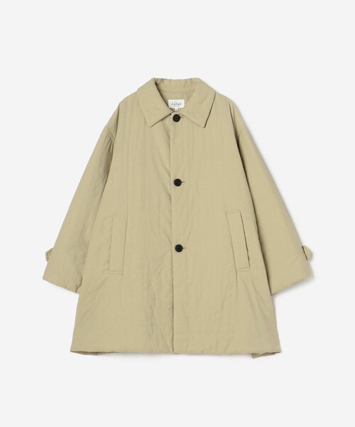 LE GLAZIK(ルグラジック)の「LE GLAZIK | ナイロンツイル ショートコート WOMEN(ステンカラーコート・レディース・ベージュ・36)」の20枚目の写真