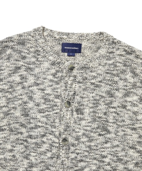 thisisneverthat（ディスイズネバーザット）の「Rainbow Knit Cardigan（カーディガン/ボレロ・メンズ・ブラック/ブルー/バイオレット・M/L/XL/S）」の4枚目の写真