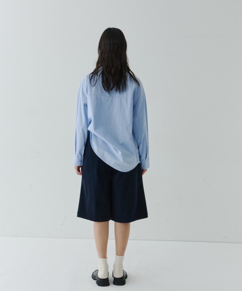 NUJOH（ヌゾ）の「Corduroy Bermuda Pants with Belt / ベルト付きコーデュロイバミューダパンツ（その他パンツ・レディース・ベージュ/ネイビー/ブラウン・SMALL/MEDIUM）」の7枚目の写真