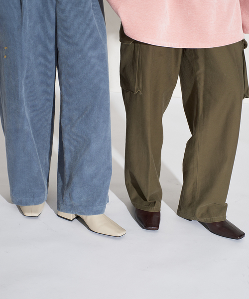 GRISE（グリーズ）の「GRISE4cmレザースクエアソフトフィットショートブーツ（ブーツ・レディース・ブラック/アイボリー/ブラウン・LARGE/MEDIUM/SMALL/X-LARGE）」の15枚目の写真