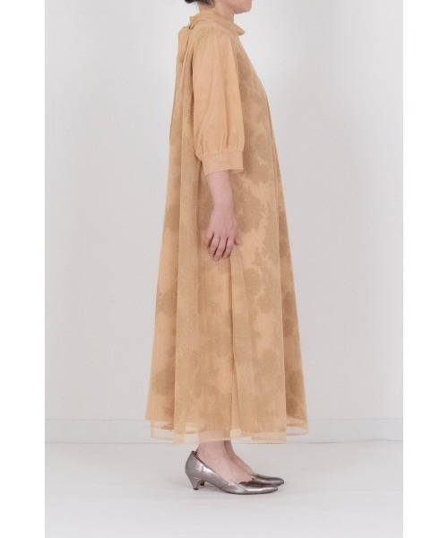 kaene（カエン）の「チュールレースAラインドレス【結婚式 二次会 同窓会 謝恩会 お呼ばれドレス】（ワンピース・レディース・イエロー/グレー/ブラウン・FREE）」の16枚目の写真