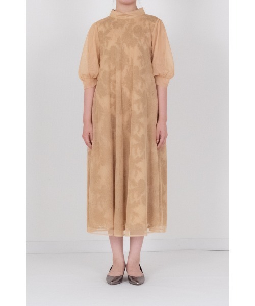 kaene（カエン）の「チュールレースAラインドレス【結婚式 二次会 同窓会 謝恩会 お呼ばれドレス】（ワンピース・レディース・イエロー/グレー/ブラウン・FREE）」の17枚目の写真