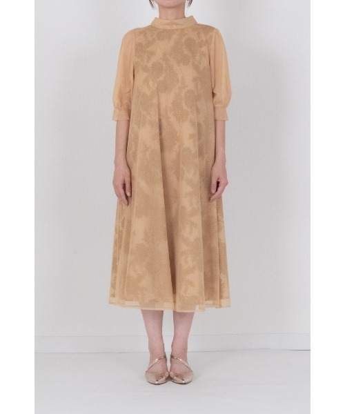 kaene（カエン）の「チュールレースAラインドレス【結婚式 二次会 同窓会 謝恩会 お呼ばれドレス】（ワンピース・レディース・イエロー/グレー/ブラウン・FREE）」の19枚目の写真