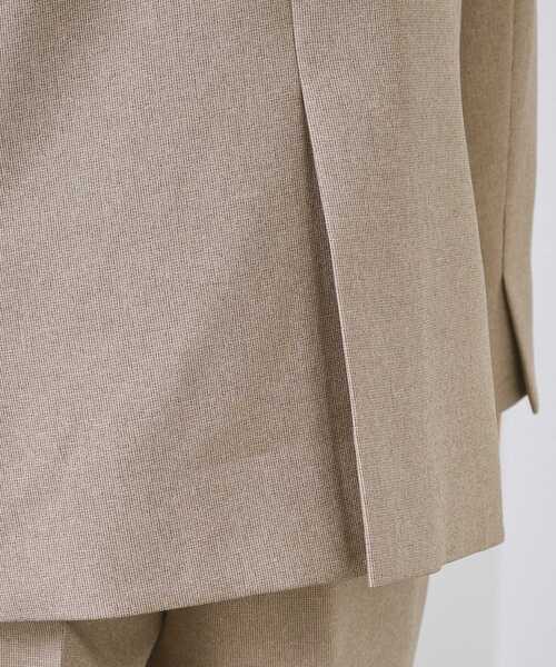 OPAQUE.CLIP（オペークドットクリップ）の「ストレッチダブルブレストテーラードジャケット/セットアップ対応可【洗濯機OK】（テーラードジャケット・レディース・チャコール/ベージュ系その他6・36/38/40/42）」の4枚目の写真