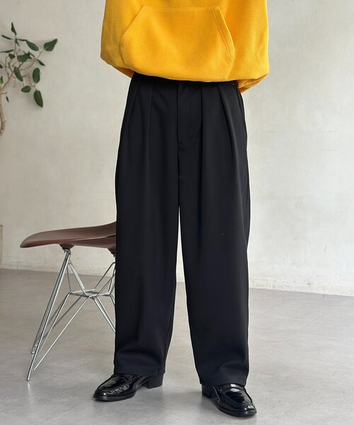 CPCM（シーピーシーエム）の「裏起毛2タックスラックス（スラックス・レディース・ブラック/ブラウン/チャコールグレー・MEDIUM/LARGE）」の22枚目の写真