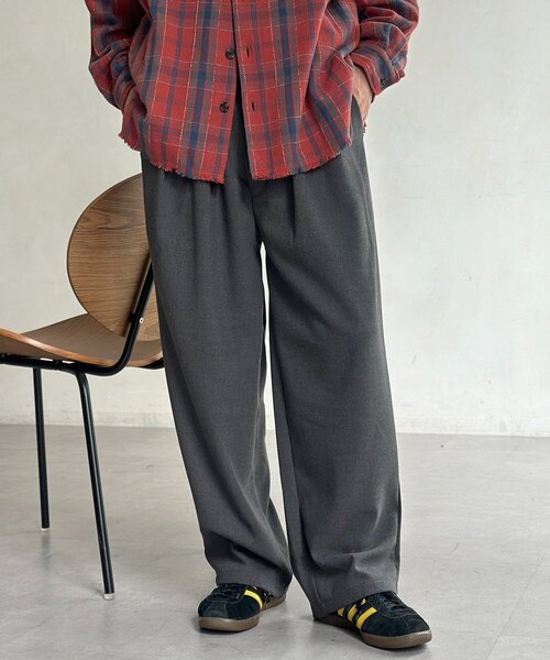 CPCM（シーピーシーエム）の「裏起毛2タックスラックス（スラックス・レディース・ブラック/ブラウン/チャコールグレー・MEDIUM/LARGE）」の17枚目の写真