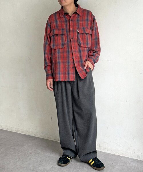 CPCM（シーピーシーエム）の「裏起毛2タックスラックス（スラックス・レディース・ブラック/ブラウン/チャコールグレー・MEDIUM/LARGE）」の4枚目の写真