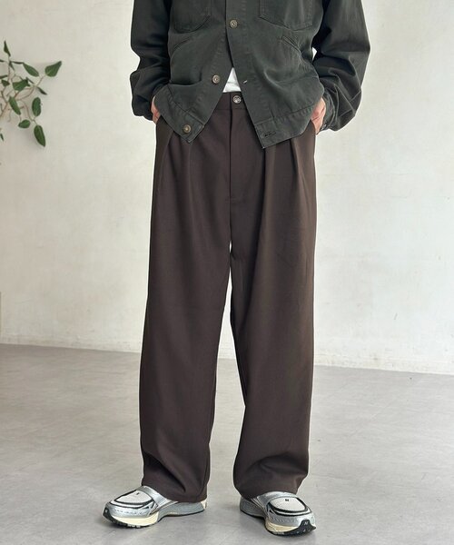 CPCM（シーピーシーエム）の「裏起毛2タックスラックス（スラックス・レディース・ブラック/ブラウン/チャコールグレー・MEDIUM/LARGE）」の5枚目の写真