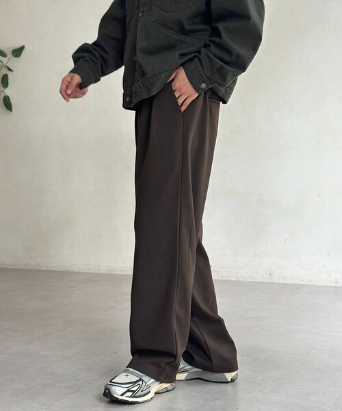 CPCM（シーピーシーエム）の「裏起毛2タックスラックス（スラックス・レディース・ブラック/ブラウン/チャコールグレー・MEDIUM/LARGE）」の6枚目の写真