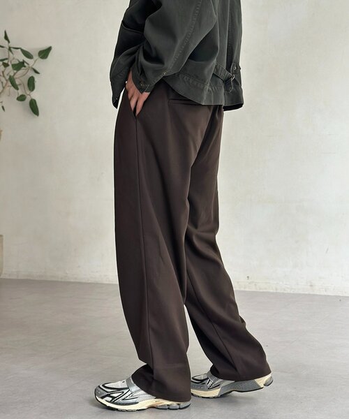 CPCM（シーピーシーエム）の「裏起毛2タックスラックス（スラックス・レディース・ブラック/ブラウン/チャコールグレー・MEDIUM/LARGE）」の7枚目の写真