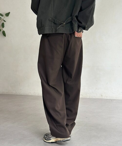 CPCM（シーピーシーエム）の「裏起毛2タックスラックス（スラックス・レディース・ブラック/ブラウン/チャコールグレー・MEDIUM/LARGE）」の8枚目の写真