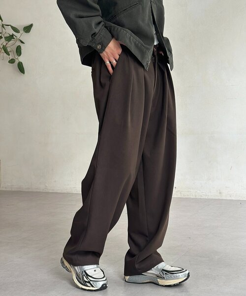 CPCM（シーピーシーエム）の「裏起毛2タックスラックス（スラックス・レディース・ブラック/ブラウン/チャコールグレー・MEDIUM/LARGE）」の10枚目の写真