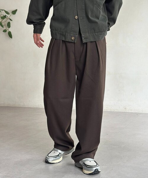 CPCM（シーピーシーエム）の「裏起毛2タックスラックス（スラックス・レディース・ブラック/ブラウン/チャコールグレー・MEDIUM/LARGE）」の11枚目の写真