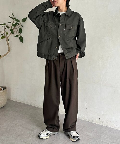 CPCM（シーピーシーエム）の「裏起毛2タックスラックス（スラックス・レディース・ブラック/ブラウン/チャコールグレー・MEDIUM/LARGE）」の12枚目の写真