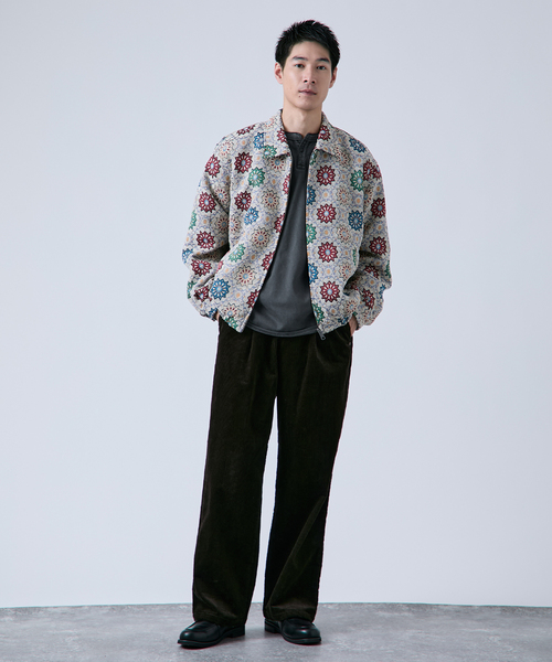 B.C STOCK（ベーセーストック）の「ゴブラン スイングトップブルゾン（その他アウター・メンズ・ベージュ/ブラック/アイボリー・MEDIUM/LARGE）」の8枚目の写真