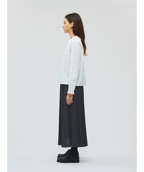 mizuiroind（ミズイロインド）の「mizuiro ind ロングプリーツスカート（スカート・レディース・ネイビー/ブラック/ブラウン・FREE）」の10枚目の写真