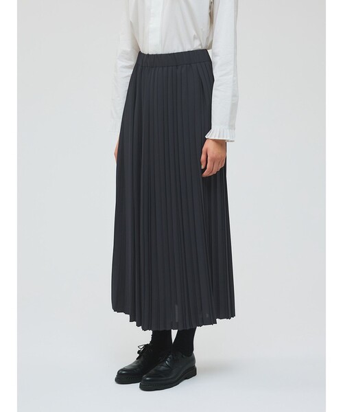 mizuiroind（ミズイロインド）の「mizuiro ind ロングプリーツスカート（スカート・レディース・ネイビー/ブラック/ブラウン・FREE）」の13枚目の写真