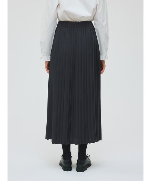 mizuiroind（ミズイロインド）の「mizuiro ind ロングプリーツスカート（スカート・レディース・ネイビー/ブラック/ブラウン・FREE）」の15枚目の写真