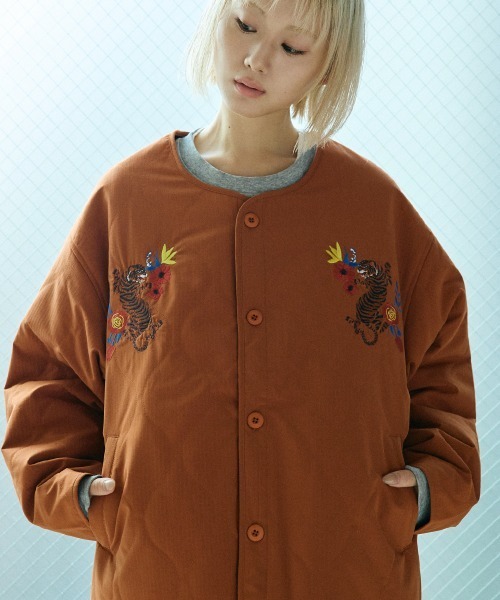 rehacer（レアセル）の「rehacer : SouvenirArmy Quilting Jacket