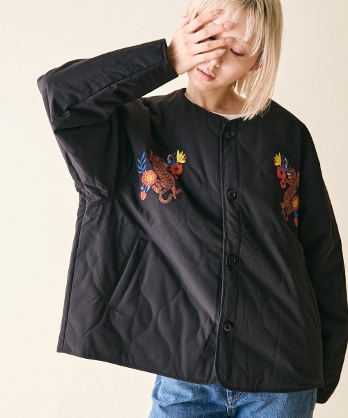 rehacer（レアセル）の「rehacer : SouvenirArmy Quilting Jacket