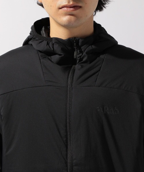 Rab(ラブ)の「【RAB(ラブ)】Xenair Alpine Light Jacket(ナイロンジャケット・メンズ・ブラック・LARGE/X-LARGE)」の8枚目の写真