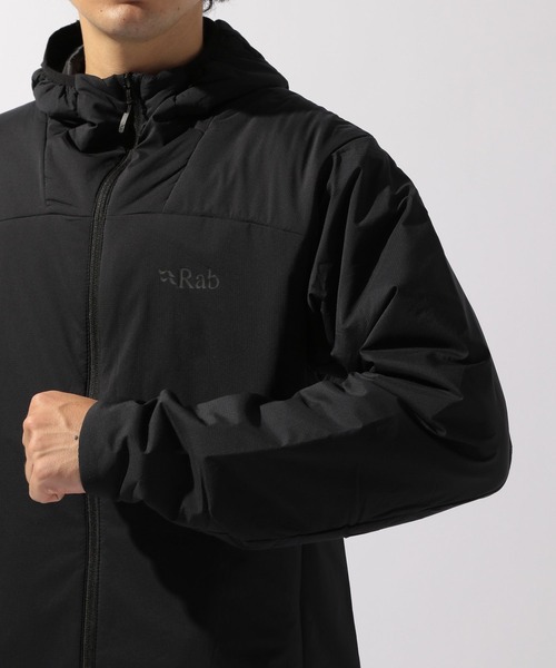 Rab(ラブ)の「【RAB(ラブ)】Xenair Alpine Light Jacket(ナイロンジャケット・メンズ・ブラック・LARGE/X-LARGE)」の9枚目の写真