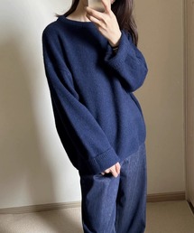ボリューム袖 オーバーシルエットニット