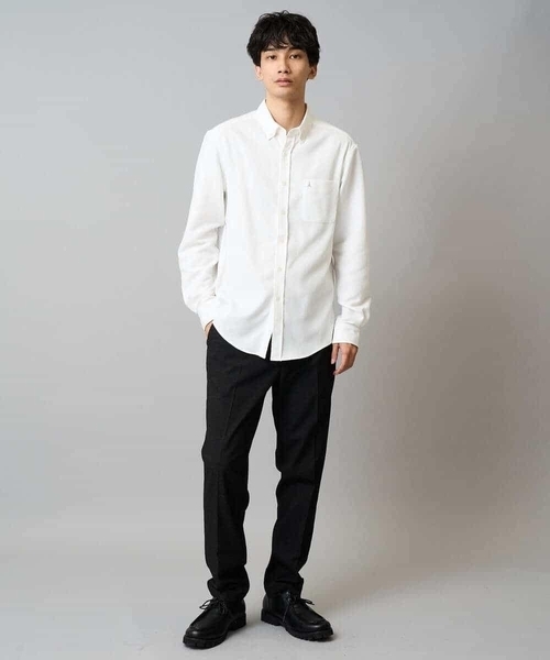 a.v.v（アーヴェヴェ）の「人気No1シャツ【イージーケア/累計1.5万枚】サンライト起毛ストレッチシャツ【洗濯機で洗える/蓄熱保湿】（シャツ/ブラウス・メンズ・ネイビー/ホワイト/ブラウン/ライトブルー・44/46/48/50/52）」の21枚目の写真