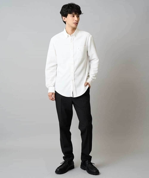 a.v.v（アーヴェヴェ）の「人気No1シャツ【イージーケア/累計1.5万枚】サンライト起毛ストレッチシャツ【洗濯機で洗える/蓄熱保湿】（シャツ/ブラウス・メンズ・ネイビー/ホワイト/ブラウン/ライトブルー・44/46/48/50/52）」の22枚目の写真