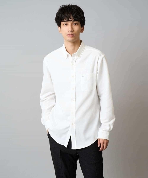 a.v.v(アーヴェヴェ)の「人気No1シャツ【イージーケア/累計1.5万枚】サンライト起毛ストレッチシャツ【洗濯機で洗える/蓄熱保湿】(シャツ/ブラウス・メンズ・ネイビー/ホワイト/ブラウン/ライトブルー・44/46/48/50/52)」の12枚目の写真