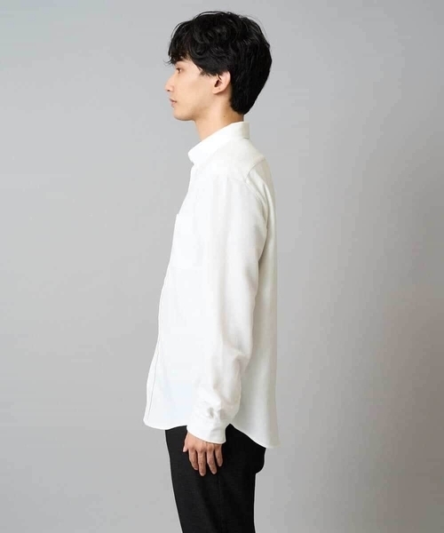 a.v.v(アーヴェヴェ)の「人気No1シャツ【イージーケア/累計1.5万枚】サンライト起毛ストレッチシャツ【洗濯機で洗える/蓄熱保湿】(シャツ/ブラウス・メンズ・ネイビー/ホワイト/ブラウン/ライトブルー・44/46/48/50/52)」の14枚目の写真