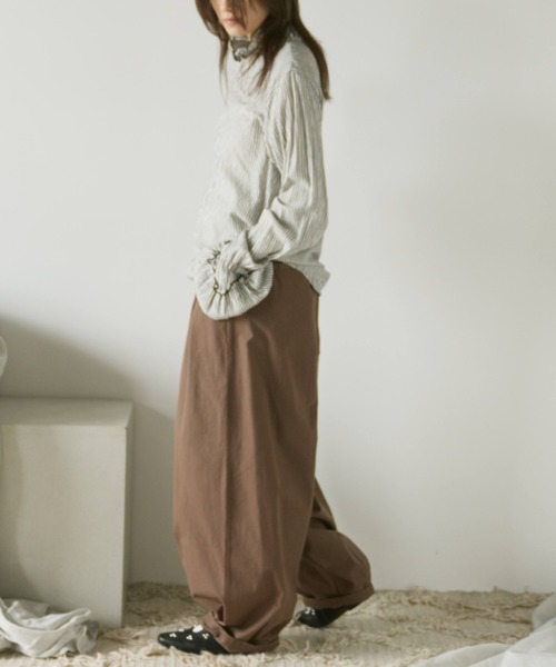 Libra Cue（リブラ キュー）の「ポイントビジューシューズ（バレエシューズ・レディース・アイボリー/ブラック・MEDIUM/LARGE）」の12枚目の写真