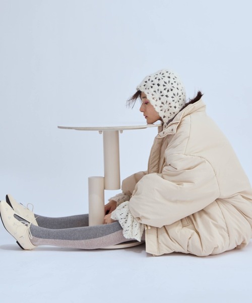 Libra Cue（リブラ キュー）の「ポイントビジューシューズ（バレエシューズ・レディース・アイボリー/ブラック・MEDIUM/LARGE）」の20枚目の写真