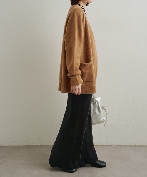 Omekashi（オメカシ）の「サテンイージースカート（スカート・レディース・ブラック/ピンク/オフホワイト・38/36）」の19枚目の写真