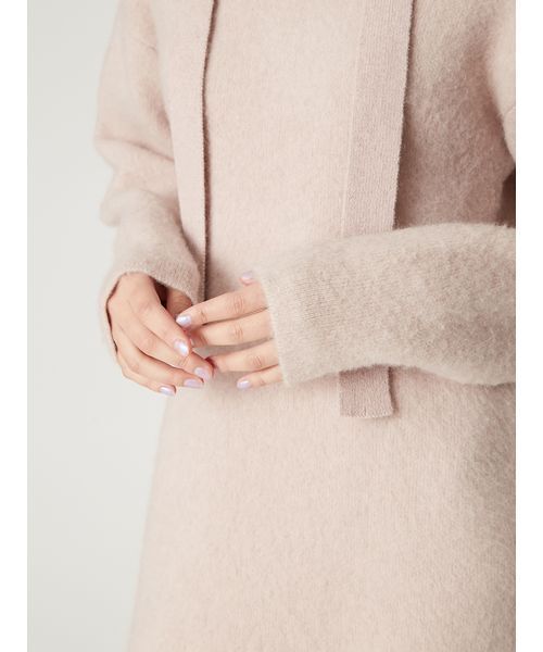 FRAY I.D（フレイアイディー）の「フォックスウールミニニットワンピース（ワンピース・レディース・レッド/ピンク/アイボリー/グレー・F）」の12枚目の写真