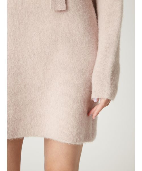 FRAY I.D（フレイアイディー）の「フォックスウールミニニットワンピース（ワンピース・レディース・レッド/ピンク/アイボリー/グレー・F）」の13枚目の写真