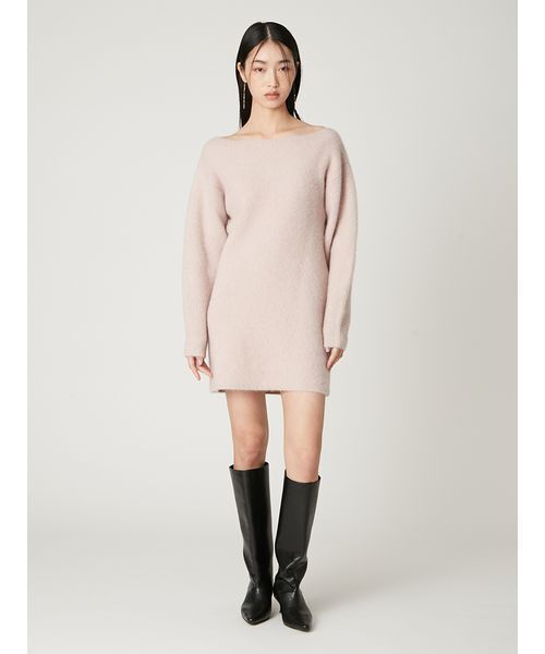 FRAY I.D（フレイアイディー）の「フォックスウールミニニットワンピース（ワンピース・レディース・レッド/ピンク/アイボリー/グレー・F）」の22枚目の写真