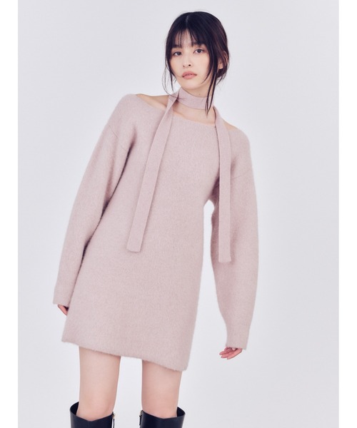 フォックスウールミニニットワンピース（ワンピース）｜FRAY I.D