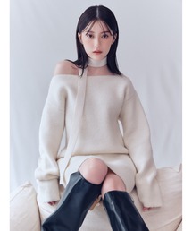 FRAY I.D | フォックスウールミニニットワンピース(ワンピース)