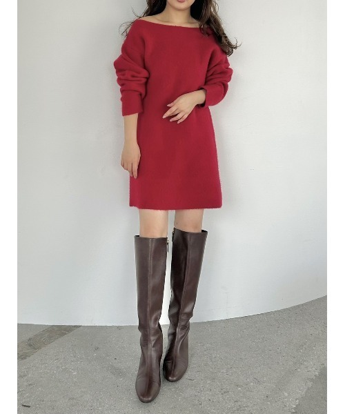 フォックスウールミニニットワンピース（ワンピース）｜FRAY I.D