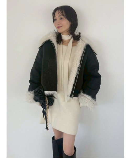 セール】フォックスウールミニニットワンピース（ワンピース）｜FRAY