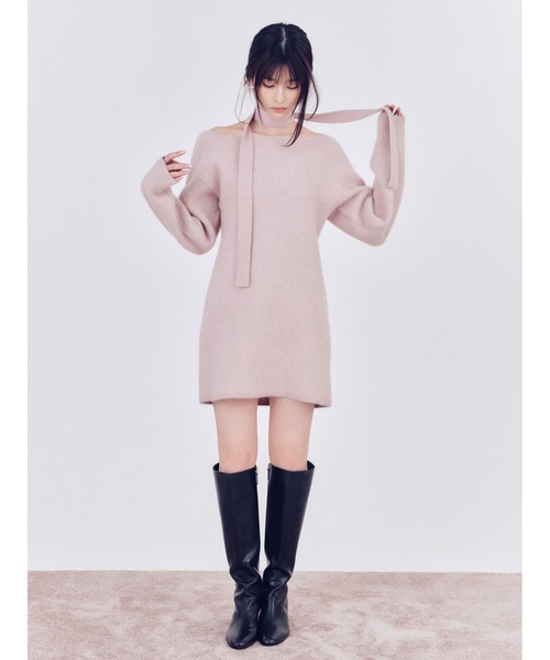 セール】フォックスウールミニニットワンピース（ワンピース）｜FRAY