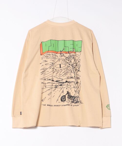 POLeR(ポーラー)の「POLeR/ポーラー POLeR×GSC HEAR IT CALLIN’ RELAX FIT L/STEE【GSC別注】(Tシャツ/カットソー・メンズ・ブラック/ベージュ・X-LARGE/MEDIUM/LARGE)」の14枚目の写真