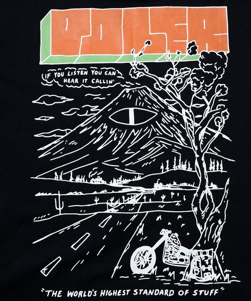 POLeR(ポーラー)の「POLeR/ポーラー POLeR×GSC HEAR IT CALLIN’ RELAX FIT L/STEE【GSC別注】(Tシャツ/カットソー・メンズ・ブラック/ベージュ・X-LARGE/MEDIUM/LARGE)」の7枚目の写真