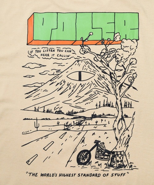 POLeR(ポーラー)の「POLeR/ポーラー POLeR×GSC HEAR IT CALLIN’ RELAX FIT L/STEE【GSC別注】(Tシャツ/カットソー・メンズ・ブラック/ベージュ・X-LARGE/MEDIUM/LARGE)」の10枚目の写真