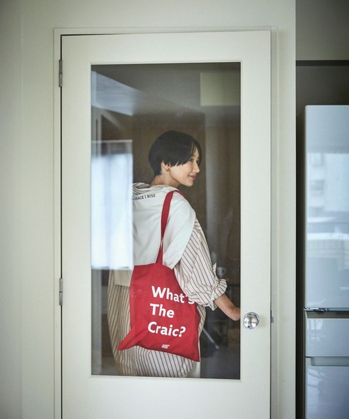 studio CLIP（スタディオクリップ）の「ショッピングトート《PUDDING BEFORE DINNER》（トートバッグ・レディース・ブルー・FREE）」の3枚目の写真