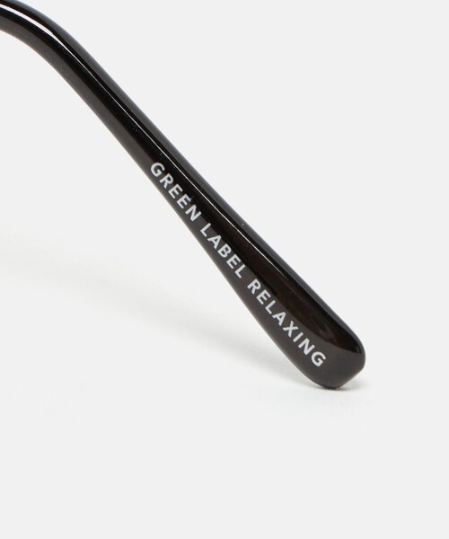 green label relaxing(グリーンレーベルリラクシング)の「GLR オーバル メタルフレーム ファッション用グラス(メガネ・メンズ・ダークグレー/ライトブルー・FREE)」の6枚目の写真