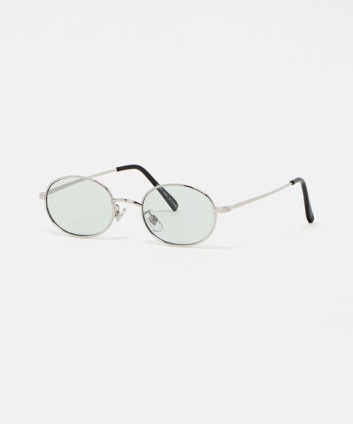 green label relaxing(グリーンレーベルリラクシング)の「GLR オーバル メタルフレーム ファッション用グラス(メガネ・メンズ・ダークグレー/ライトブルー・FREE)」の10枚目の写真